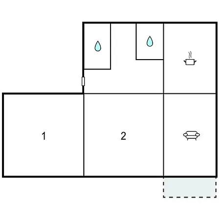 2 Bedroom Cozy In Apartman
